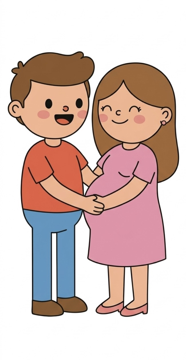 Pareja esperando bebé